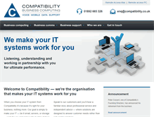 Tablet Screenshot of compatibility.co.uk